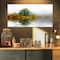 Designart - Pine Tree with Reflection - Landscape Photography Canvas Print